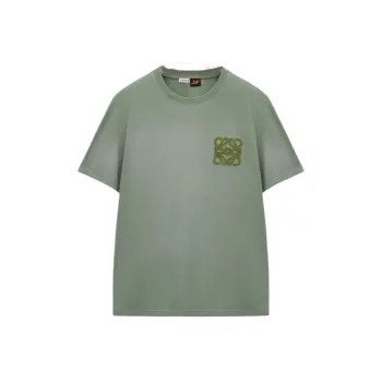 LOEWE Paula's Ibiza SS25 T Shirt Men's Gray Green