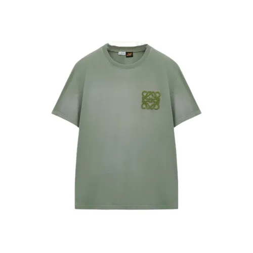LOEWE Paula's Ibiza SS25 T Shirt Men's Gray Green
