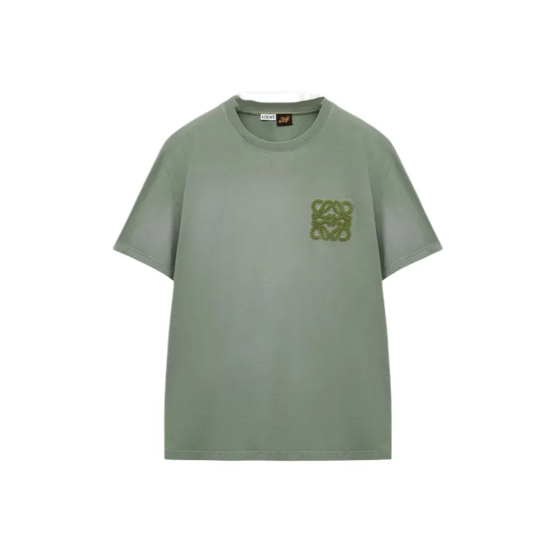 LOEWE Paula's Ibiza SS25 T Shirt Men's Gray Green-0