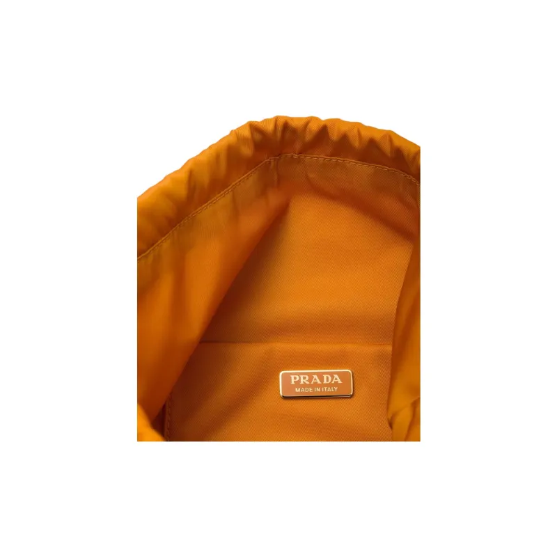 PRADA Re Nylon Recycled Nylon Storage Bag Women's Amber-4