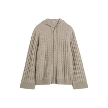 TOTEME SS24 Sweater Women's Stone Gravel Color