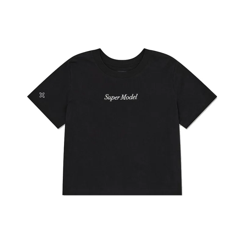 SMFK X Wonderland T Shirt Women's Midnight Black-0
