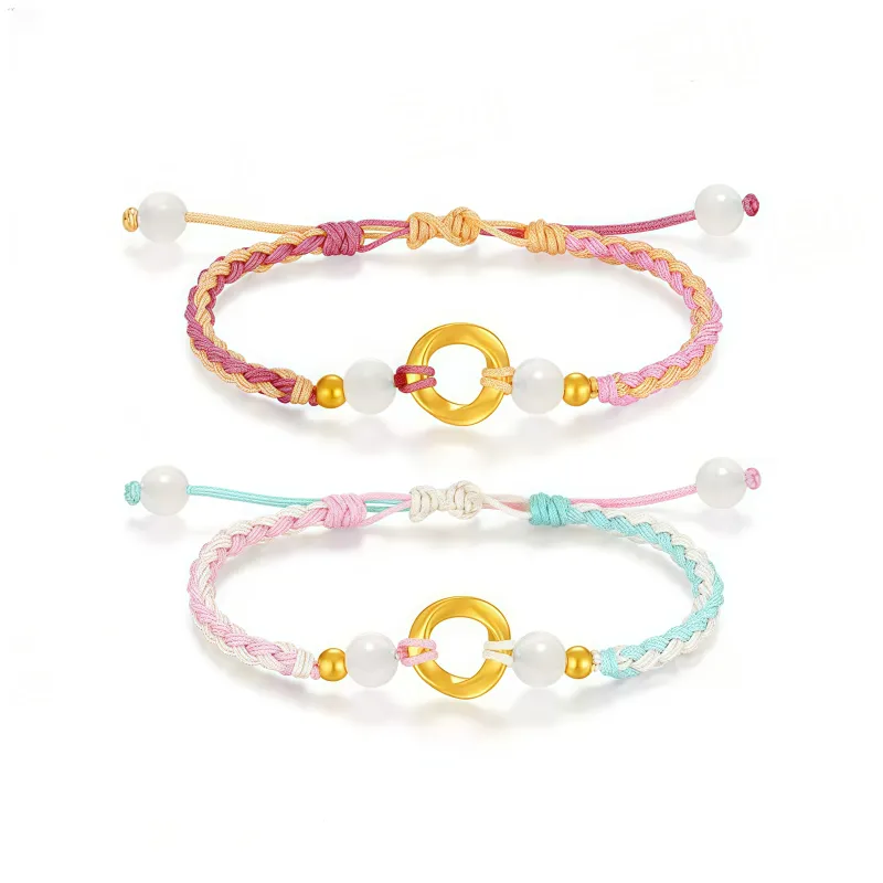 CANDY PLANET Alloy Rope Bracelets Unisex-4