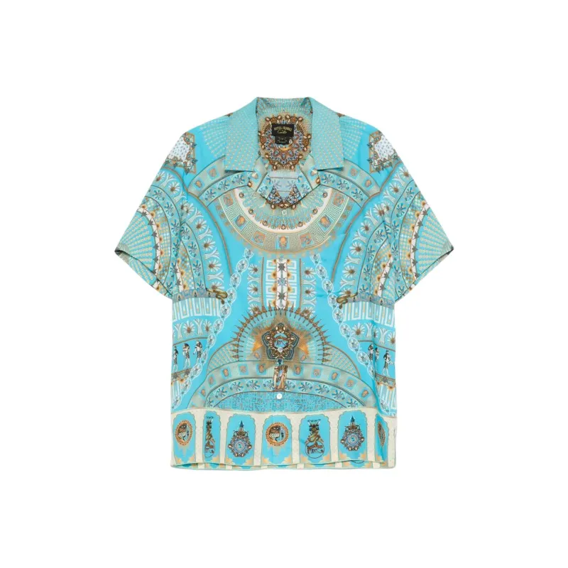 Camilla Short sleeves Camp collared Shirt-0