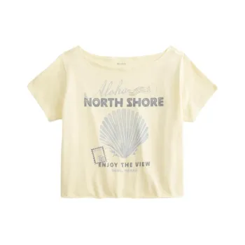 Hollister T-Shirt Women's Yellow
