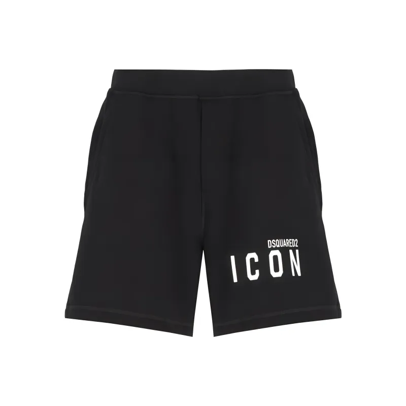 DSQUARED 2 Icon Elasticated Waist Bermuda Shorts-0