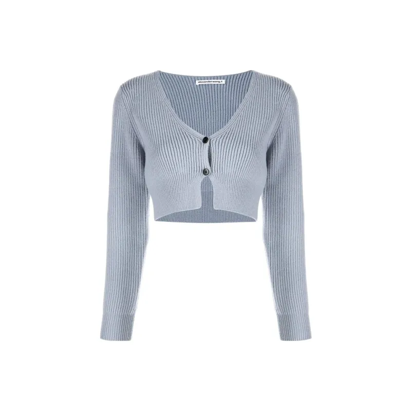 Alexander Wang Ribbed knit Cropped Cardigan-0