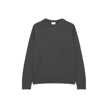 ARITZIA FW24 Wilfred Isabelle Wool Cashmere Sweater Sweater Women's Heather Charcoal/Stone Phoebe Zhennan Charcoal