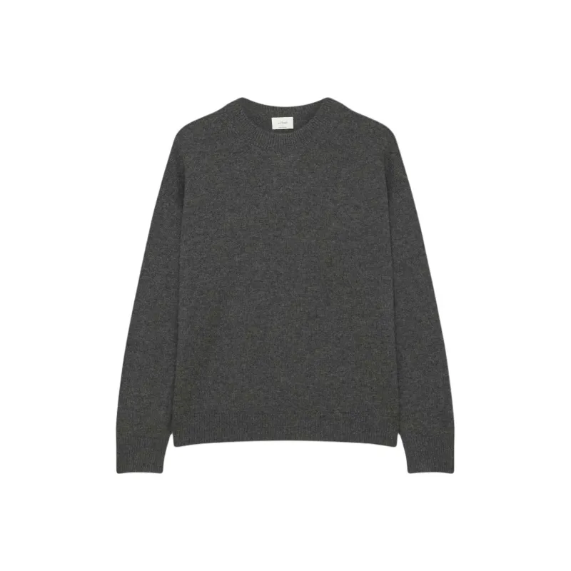 ARITZIA FW24 Wilfred Isabelle Wool Cashmere Sweater Sweater Women's Heather Charcoal/Stone Phoebe Zhennan Charcoal-0