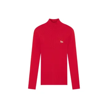 Maison Kitsune FW24 Sweater Women's Autumn Red