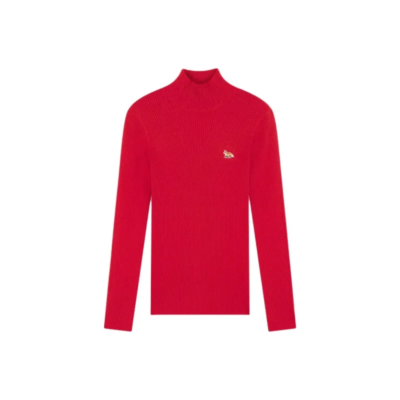 Maison Kitsune FW24 Sweater Women's Fall Red-0