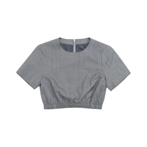 ADER ERROR ADER ERROR Through Editism Series Crop Tops Women's Gray