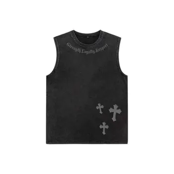 LESS BEARS Tank Tops Unisex Gray
