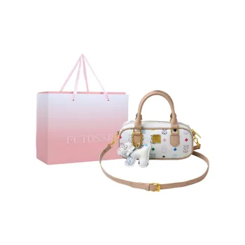 FCTOSSR PU Crossbody Handbag Women's White/Beige/Black/Pink/Brown/Coffee