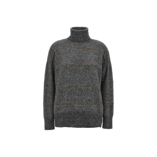 Brunello Cucinelli Oversized Turtleneck Knitted Jumper