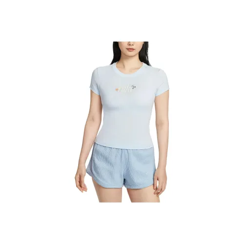 Nike Sportswear Regular T Shirt Women's Purple Blue