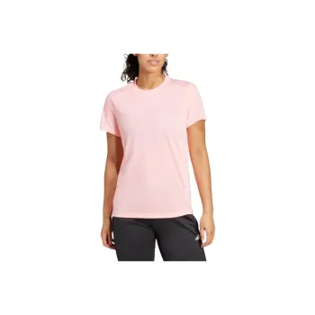 Adidas Women's Train Essentials Big Performance Logo T Shirt Semi Pink Spark/Pink Spark
