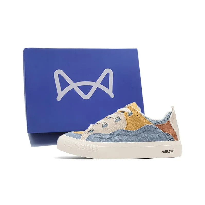 MIIOW Anti Slip Wear Resistant Low Top Skateboard Shoes Men's-4