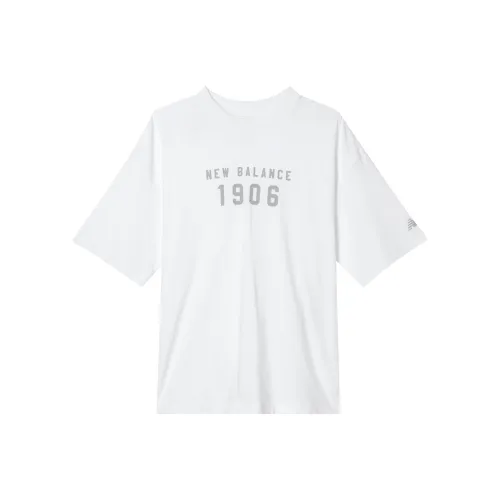 New Balance Drop Shoulder Sleeve T Shirt Women's White