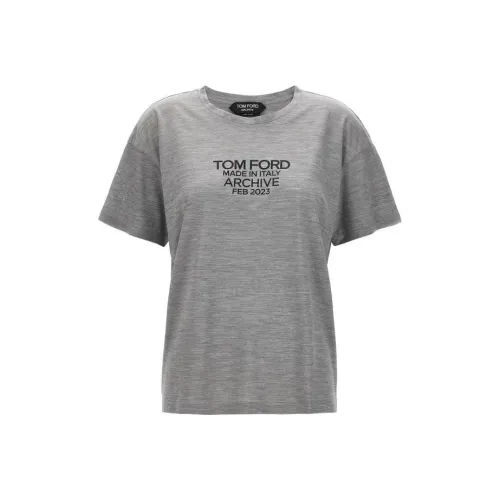 TOM FORD T-Shirts Women's Gray