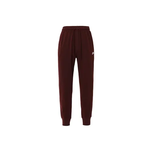 Nike Club Casual Pants Men's Vibrant Burgundy Wine Red