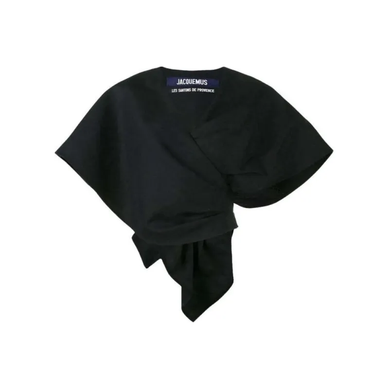 Jacquemus Bolero Blouse 'Black'-0