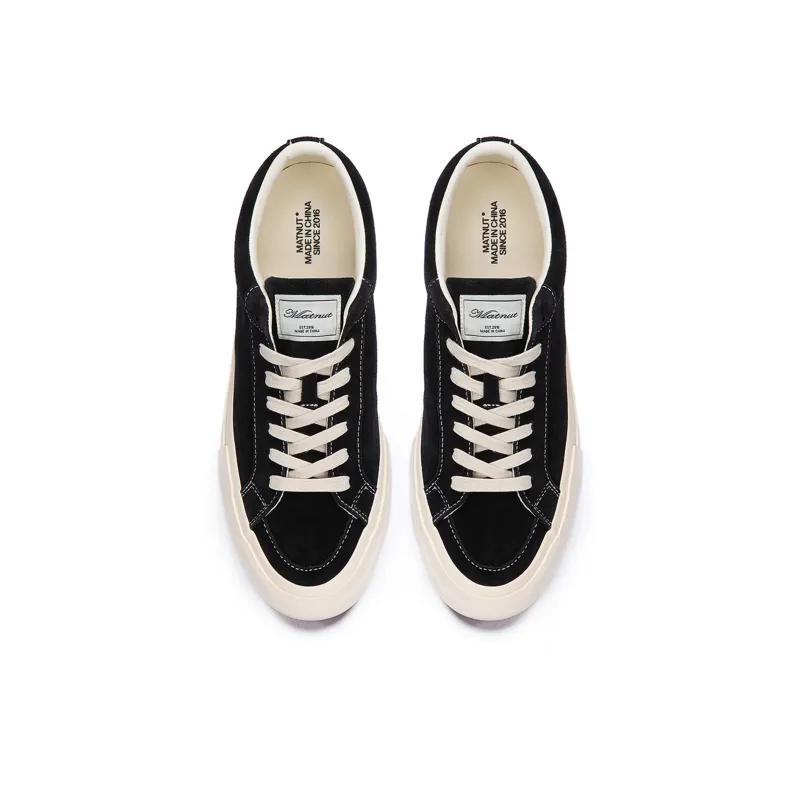 MATNUT Skateboard Shoes Unisex Low Top Black-3