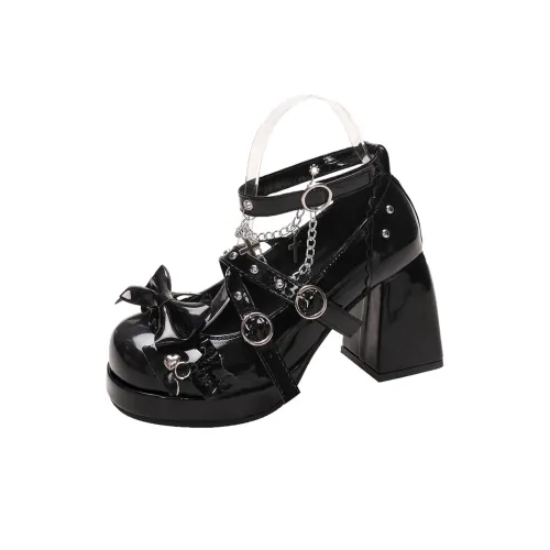 Puppytown Chunky Heel High Heels Women's