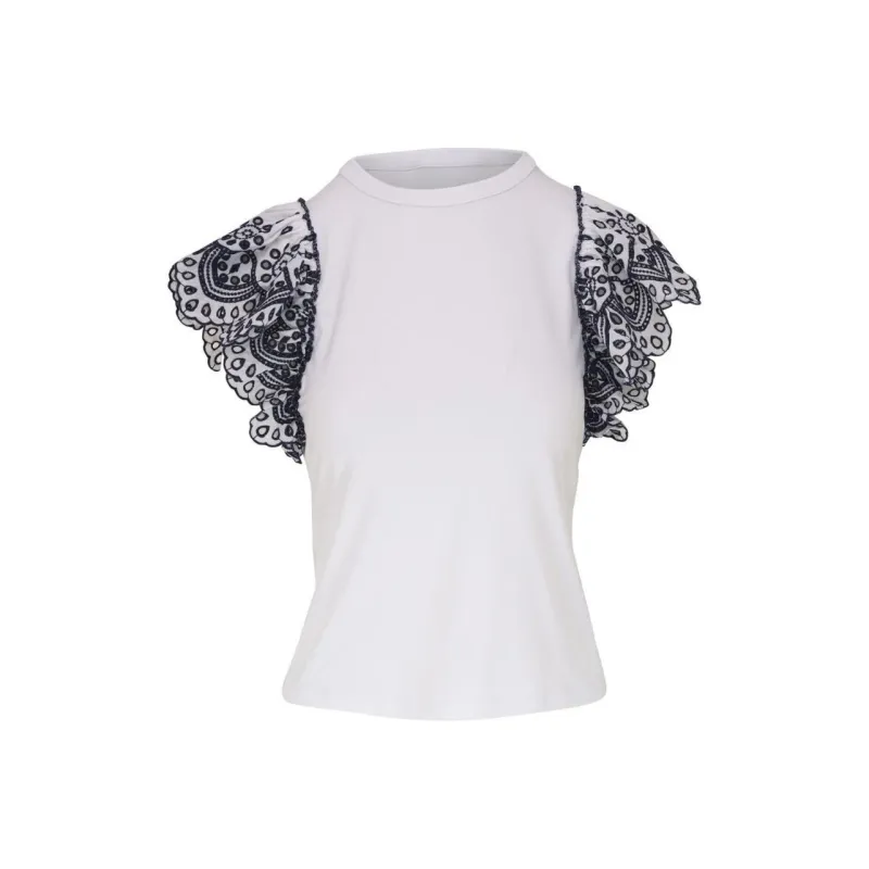 Veronica Beard Juliana Cotton T shirt-0