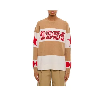 MaxMara Star Patterned Crewneck Jumper