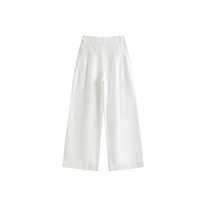 JUCY JUDY Casual Pants Women's White-1