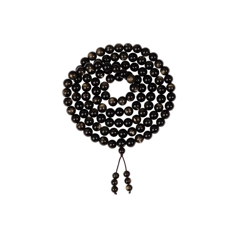 EADDA JEWELRY Natural Obsidian Bracelets Unisex-0