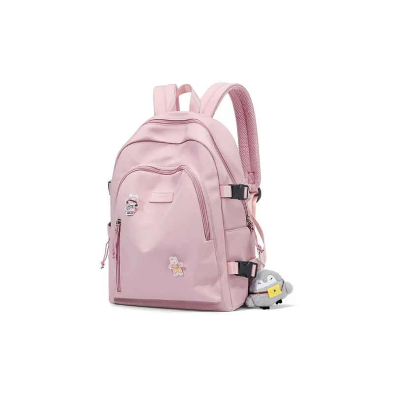 CinvaiKrose Fabric Outdoor Short Trip Backpack Travel Bag Women's Pink/Ecru/Black/Blue-1
