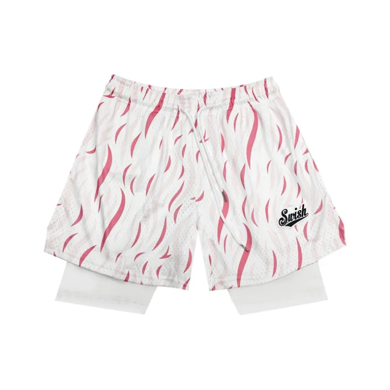SWISH THE BALL IN Basketball Shorts Unisex-0