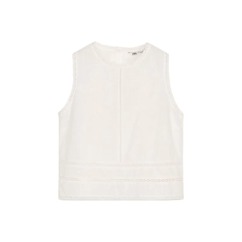 ZARA ZW Series T Shirt Women's Raw White-0