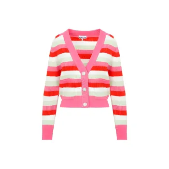 GANNI SS22 Loose Fit Sweater Women's Pink