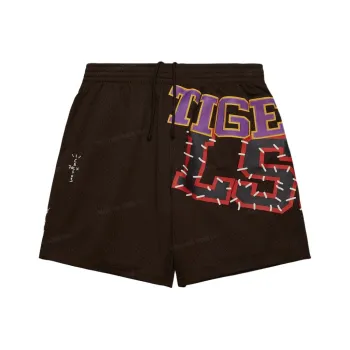 Travis Scott X Mitchell & Ness Lsu Tigers Basketball Shorts