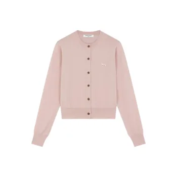 Maison Kitsune Baby Fox Patch Knitted Cardigan