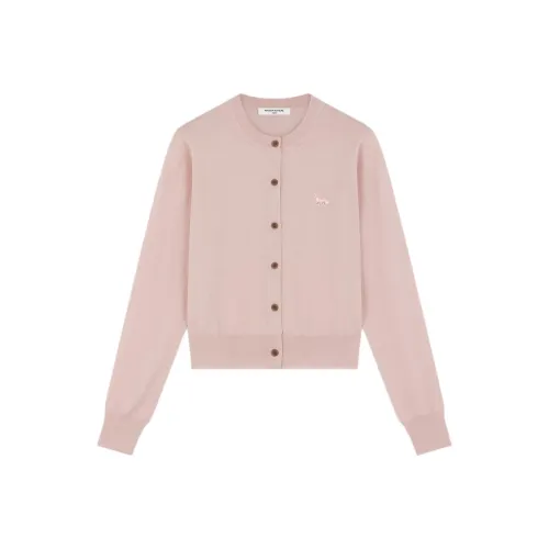 Maison Kitsune Baby Fox Patch Knitted Cardigan