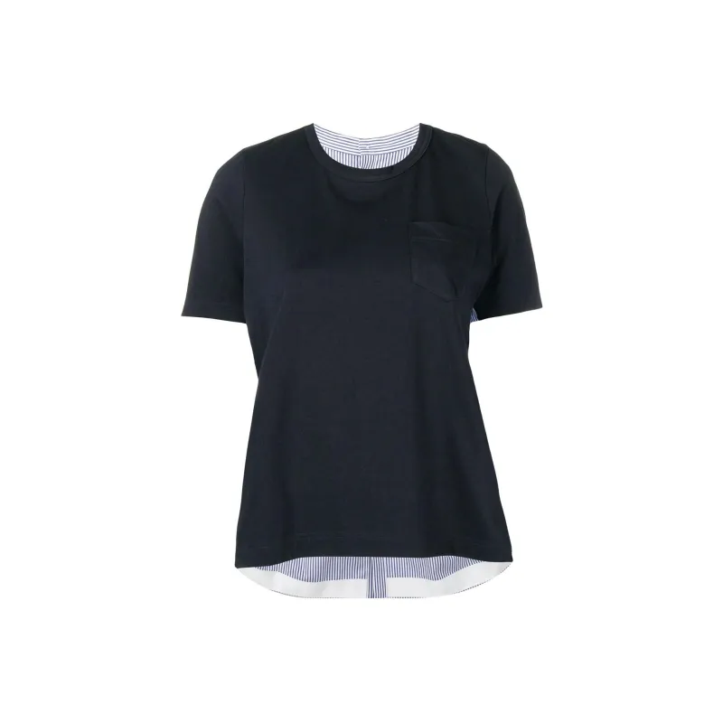 Sacai T Shirts Women's Dark Blue-0