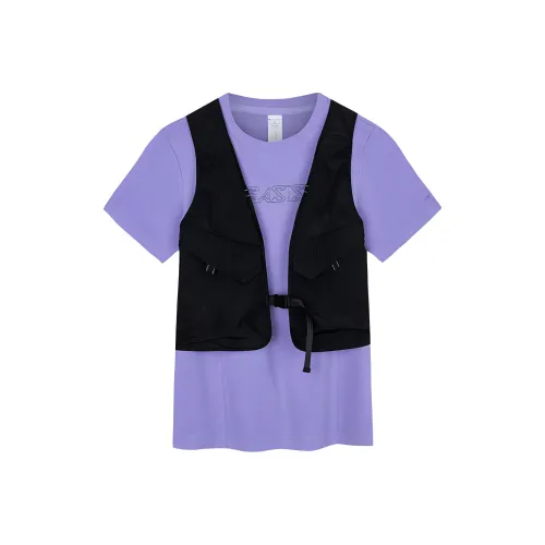 Anta T Shirt Women's Secret Mirror Purple/Basic Black
