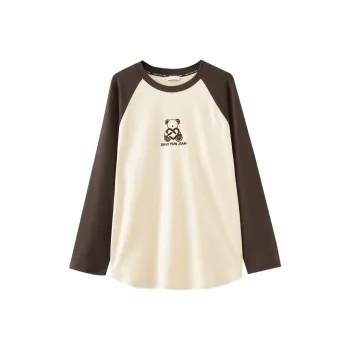 SHUIYUNJIAN T Shirt Women's Beige Apricot
