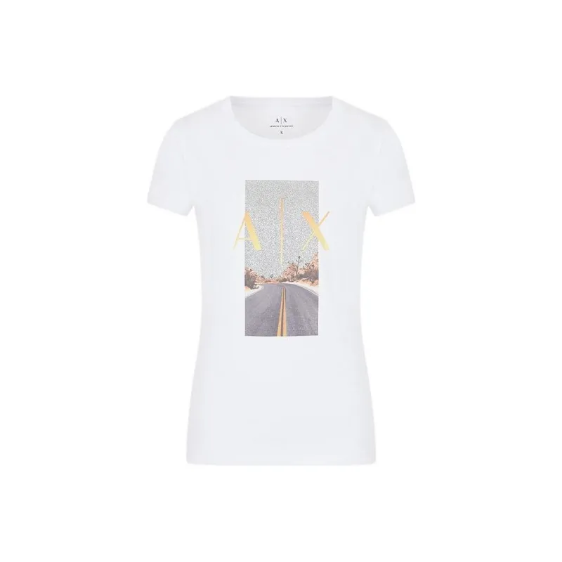 ARMANI EXCHANGE T Shirts Women's White-0