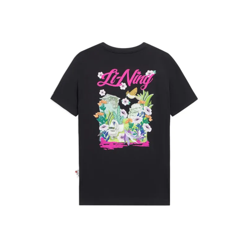 LiNing Sports Trend Series T Shirt Women's Black-0