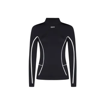 OFF WHITE T Shirt, Slim Fit Women's Black
