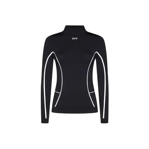 OFF WHITE T Shirt, Slim Fit Women's Black