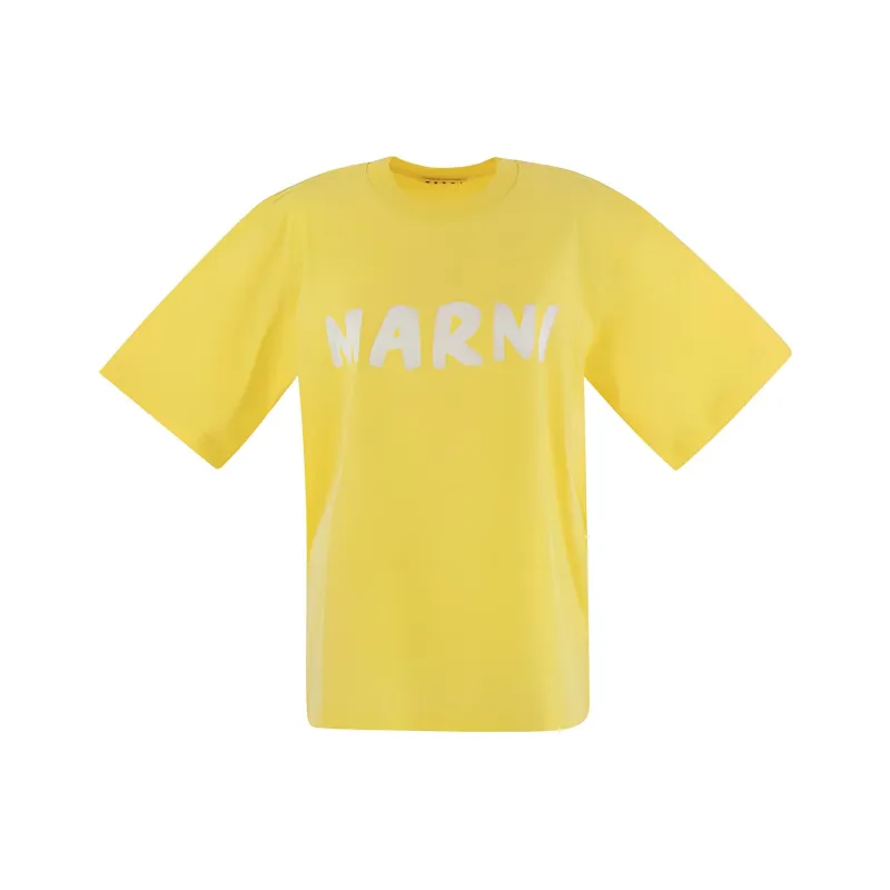 MARNI Logo Printed Crewneck T Shirt-0
