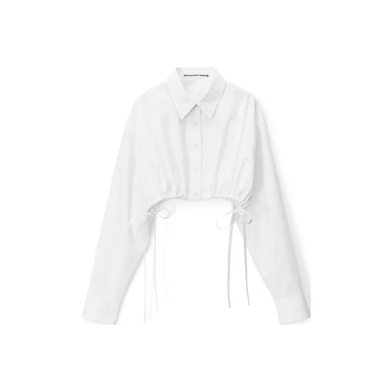Alexander Wang Drawstring Cropped Shirt-0