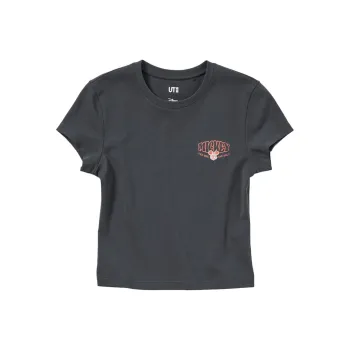 Disney X UNIQLO Disney Co-brand T-Shirts Women's Dark Gray