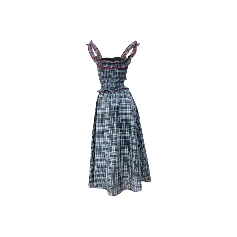IQC Slip Dress Women's Navy Blue-1